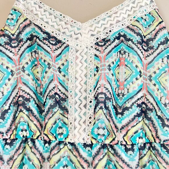 Maurices NEW Boho Spaghetti Strap Sheer Bottom Crocheted Maxi Dress - Picture 2 of 16